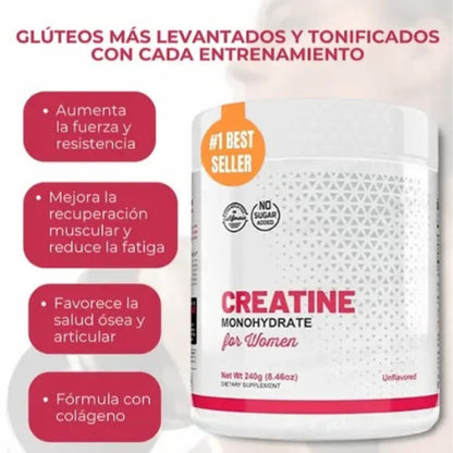 MaxCurve Creatina™ – Nalgas Redondas y Tonificadas